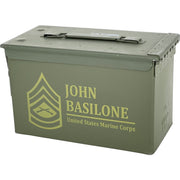 Personalized Military Service Tribute Ammo Can
