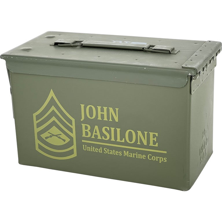 Personalized Military Service Tribute Ammo Can