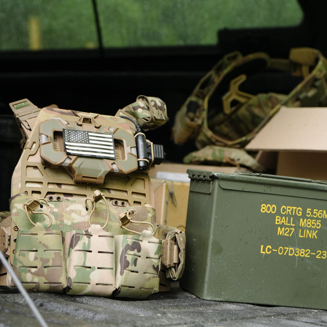 US Military Surplus Ammo Can with a Military Backpack