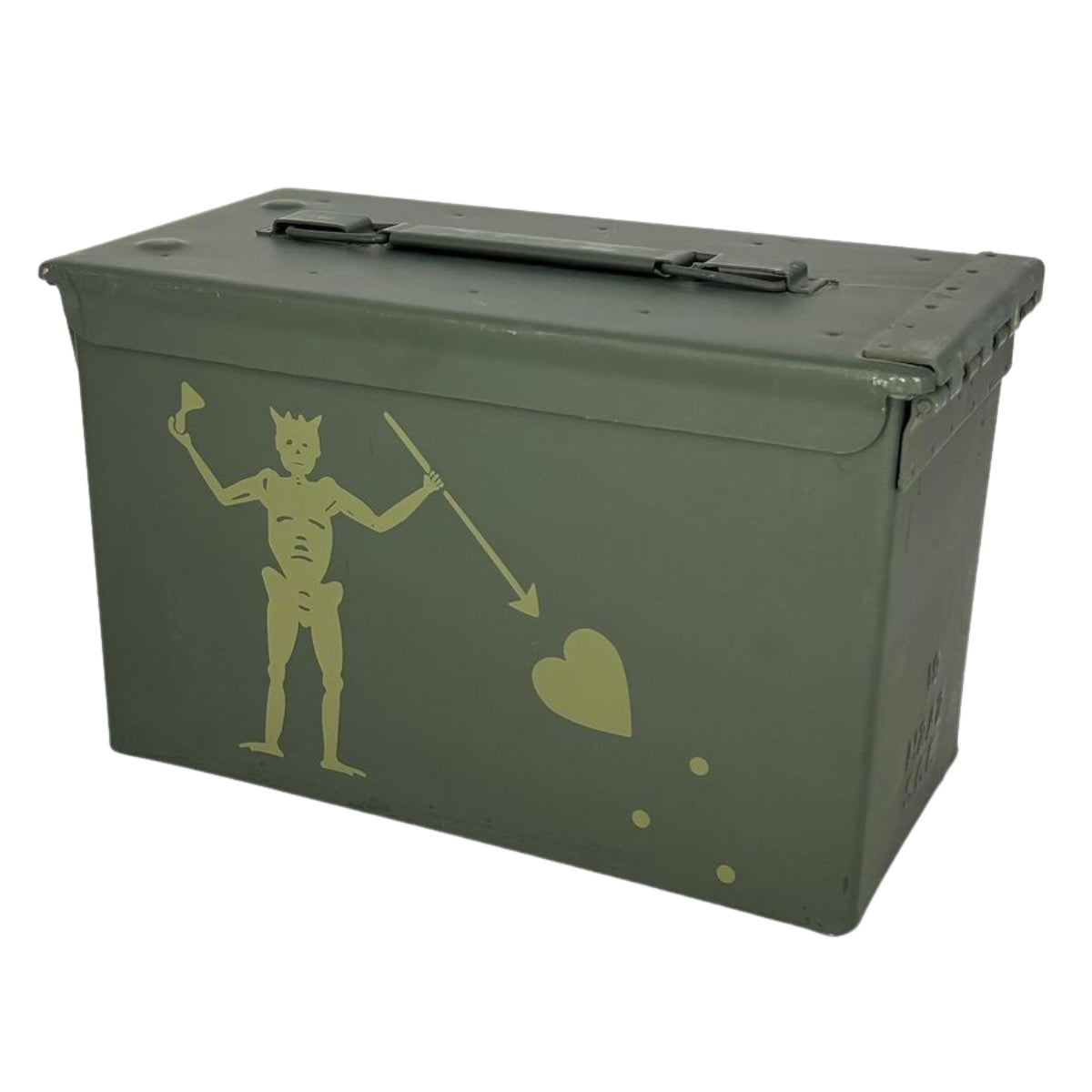 Laser Engraved Black Beard M2A2 Ammo Can