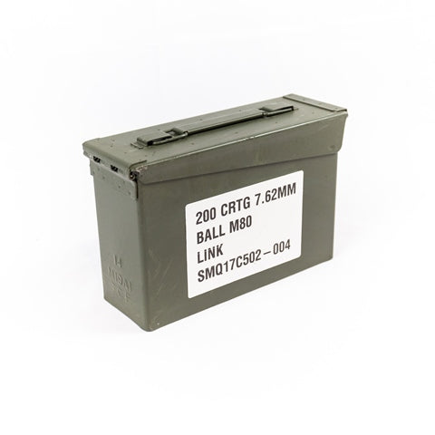 4 Pack - 30 cal M19A1 Ammo Cans w/ Wood Crate