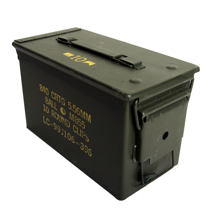 2 Pack - 50cal M2A2 Ammo Cans w/ Wood Crate