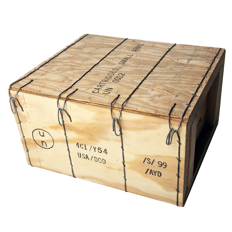 2 Pack - 50cal M2A2 Ammo Cans w/ Wood Crate
